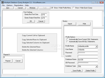 Multiple Database Query Analyzer screenshot