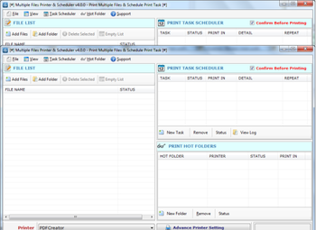 Multiple Files Printer and Scheduler screenshot