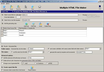 Multiple HTML File Maker screenshot 2
