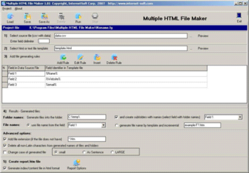 Multiple HTML File Maker screenshot 3