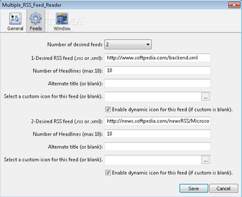 Multiple RSS Feed Reader screenshot 2
