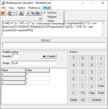 MultiplexCalc screenshot 4