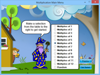 Multiplication screenshot