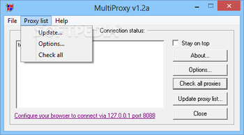 MultiProxy screenshot 2