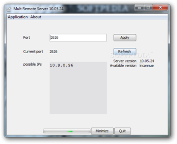 MultiRemote Server screenshot