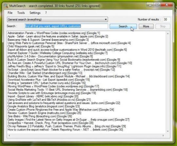 MultiSearch Portable screenshot