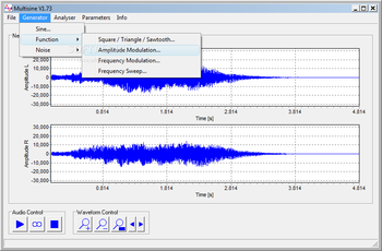 Multisine screenshot