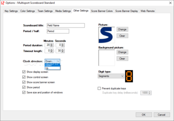 Multisport Scoreboard Standard screenshot 7