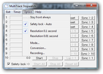 MultiTrack Stopwatch screenshot 3