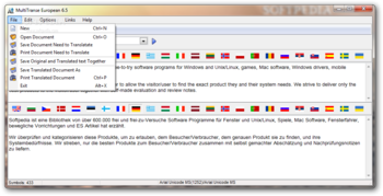 MultiTranse European screenshot 2