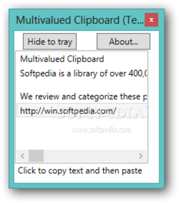 Multivalued Clipboard screenshot