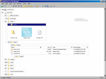 MultiViewTree File Manager screenshot