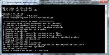 Multiwfn screenshot 2