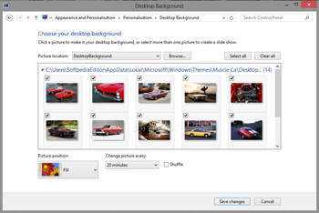 Muscle Cars Theme screenshot 2