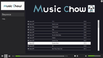 Music Chow Music Player screenshot