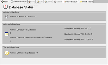 Music Database screenshot 2