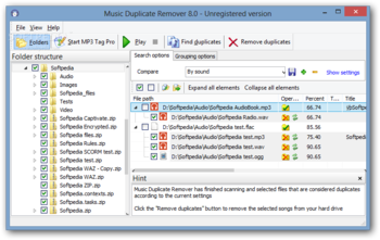 Music Duplicate Remover screenshot