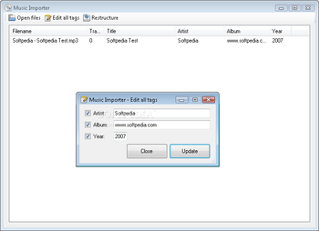 Music Importer screenshot