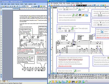 Music Making in MS Word screenshot 2