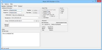 Music NFO Builder screenshot 3