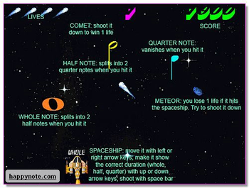 Music Notes In Space HN screenshot