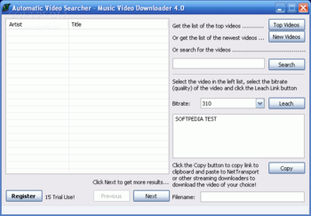 Music Video Downloader screenshot