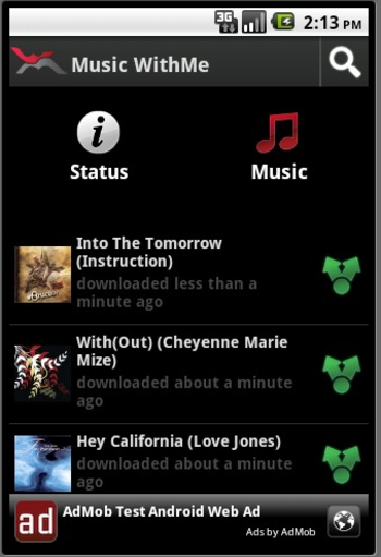 Music WithMe for Windows screenshot