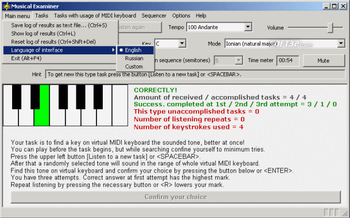 Musical Examiner screenshot 2