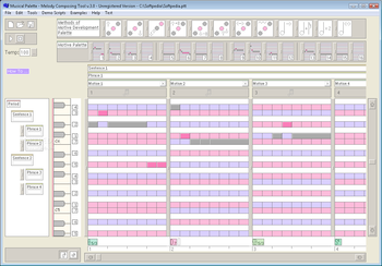 Musical Palette - Melody Composing Tool screenshot