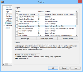 MusicBrainz Picard Portable screenshot 14