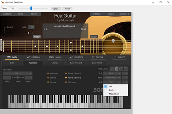 MusicLab RealGuitar screenshot 2