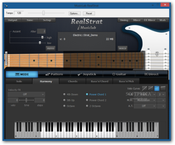 MusicLab RealStrat screenshot 2