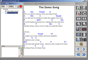 MusicPad screenshot