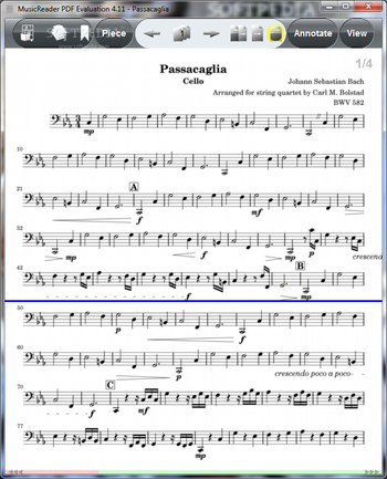 MusicReader PDF screenshot 2