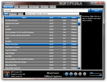 MusicTuner screenshot