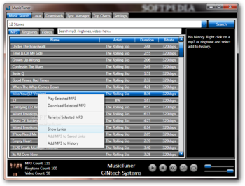 MusicTuner screenshot 2