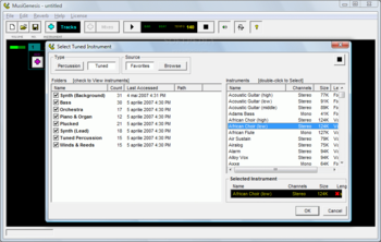 MusiGenesis screenshot 2
