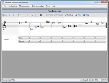 MusiLearner screenshot