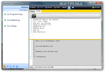Musoftware Text Application screenshot 2