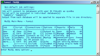 MuSQL screenshot