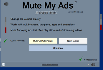 Mute My Ads screenshot