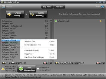 MuvAudio screenshot 2