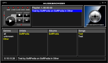 Muzikbrowzer screenshot