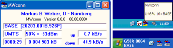 MWconn screenshot