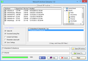 Mwisoft Archive Extractor screenshot
