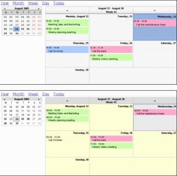 MX Calendar screenshot