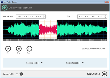 My Audio Cutter screenshot