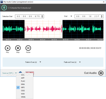 My Audio Cutter screenshot