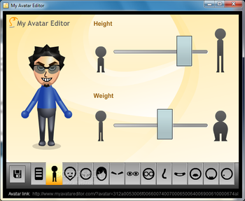 My Avatar Editor screenshot 2