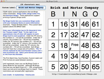 My Bingo Cards screenshot